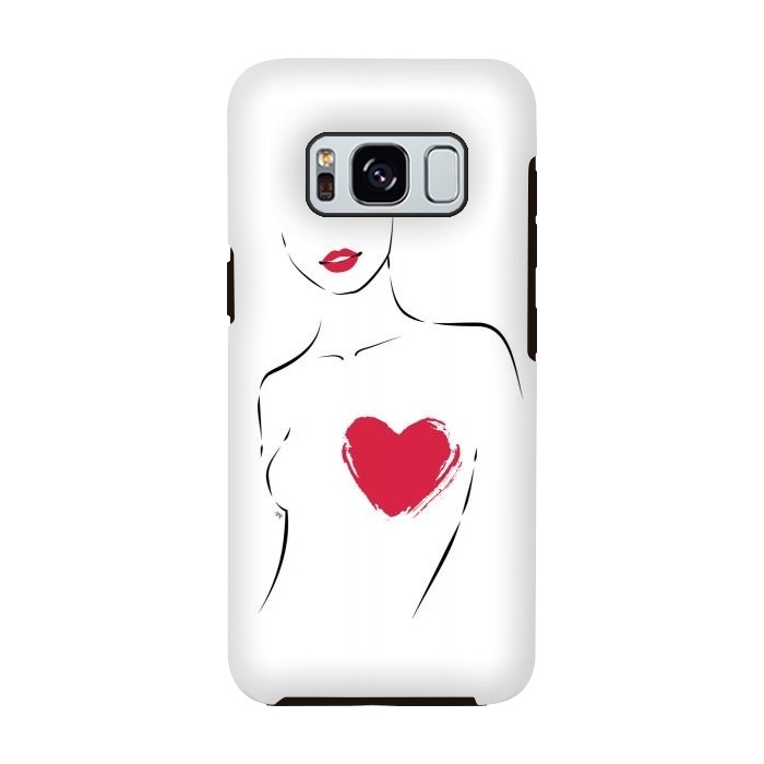 Galaxy S8 StrongFit Love Torso by Martina