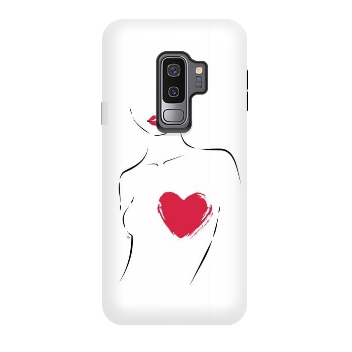 Galaxy S9 plus StrongFit Love Torso by Martina