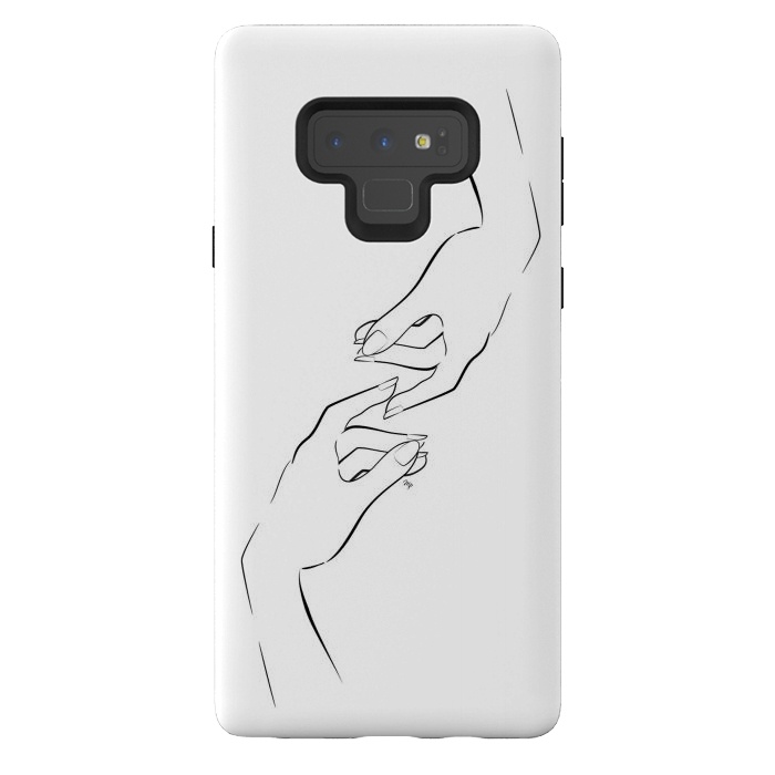 Galaxy Note 9 StrongFit Hand Touch by Martina