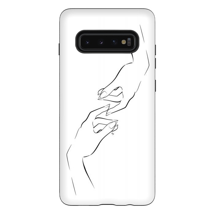 Galaxy S10 plus StrongFit Hand Touch by Martina