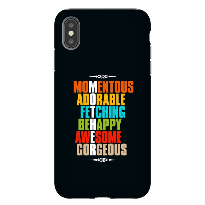 iPhone Xs Max StrongFit awesome mother by TMSarts