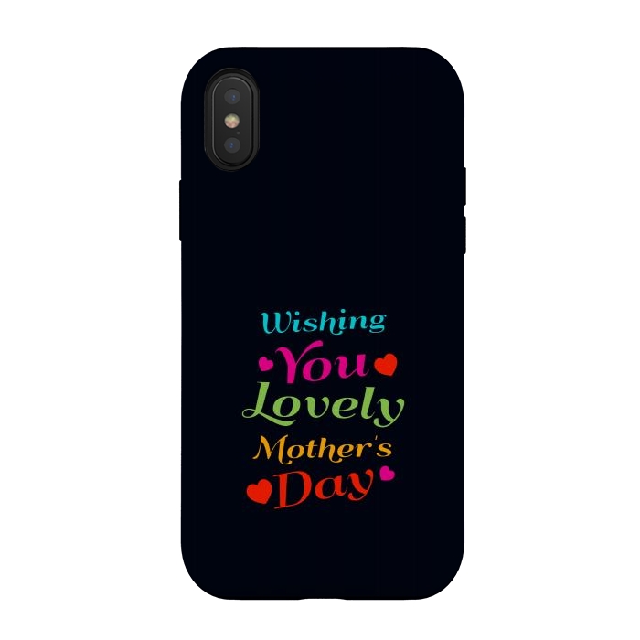 iPhone Xs / X StrongFit wishing lovely mothers by TMSarts