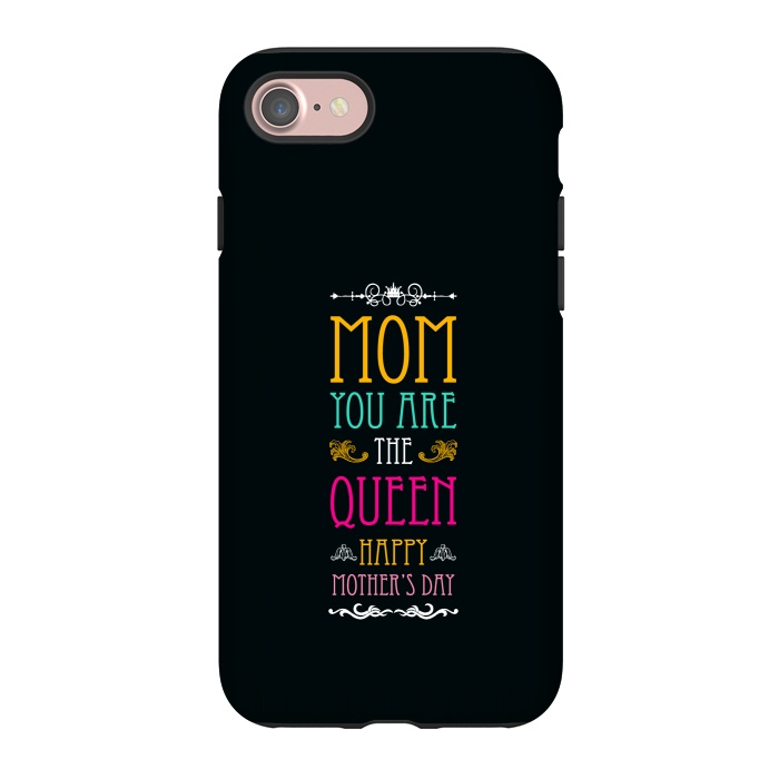 iPhone 7 StrongFit mom you are the queen by TMSarts