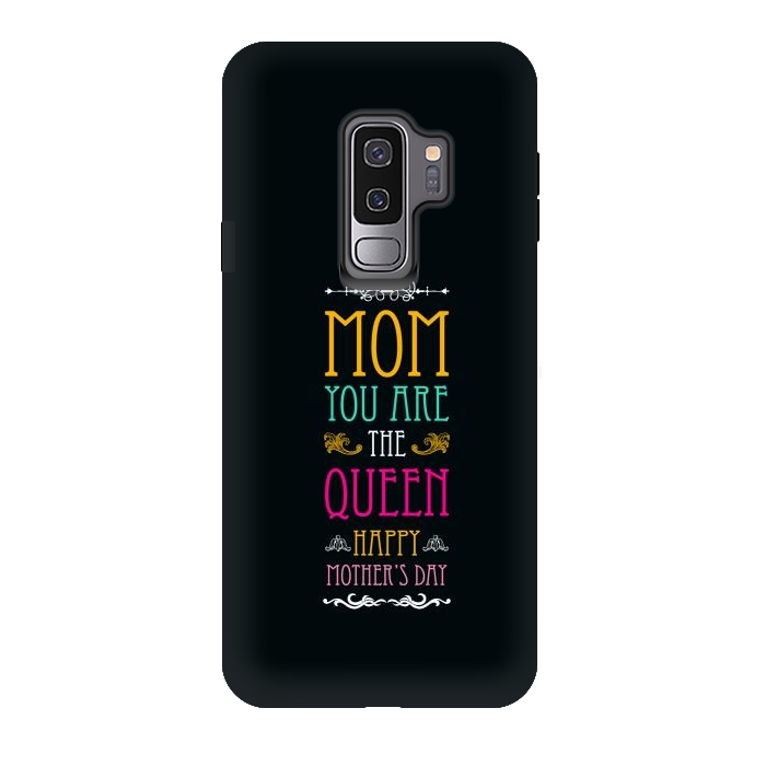 Galaxy S9 plus StrongFit mom you are the queen by TMSarts