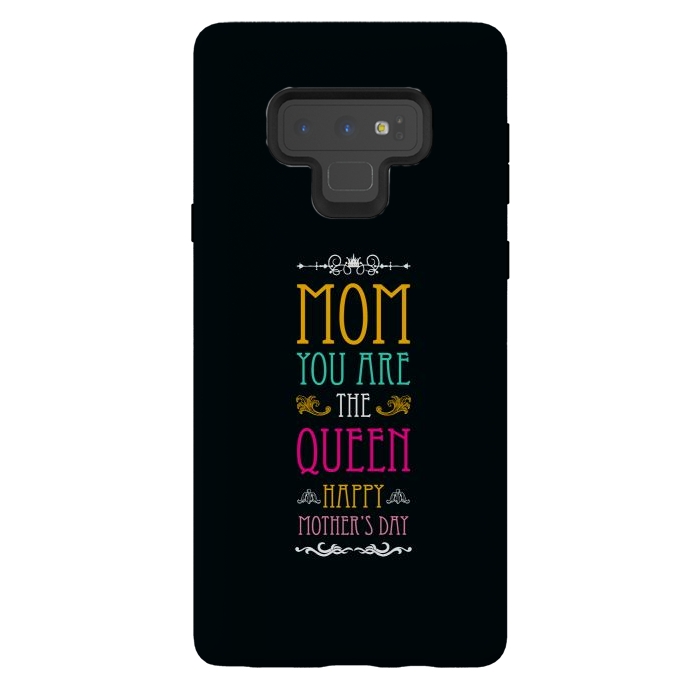 Galaxy Note 9 StrongFit mom you are the queen by TMSarts