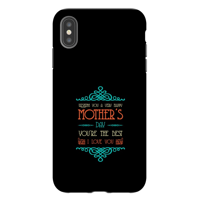 iPhone Xs Max StrongFit wishing mothers day by TMSarts