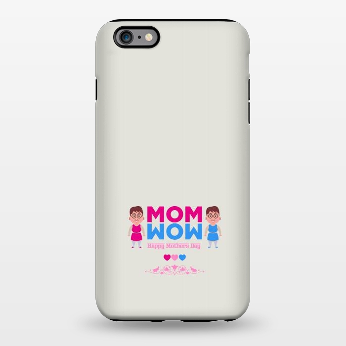 iPhone 6/6s plus StrongFit mom wow cartoon by TMSarts