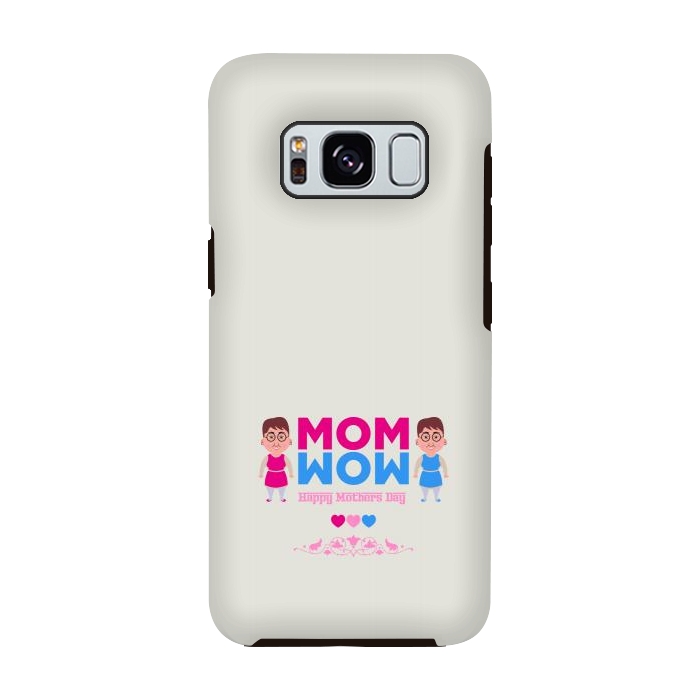 Galaxy S8 StrongFit mom wow cartoon by TMSarts