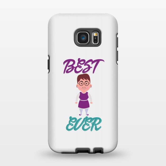 Galaxy S7 EDGE StrongFit best mom ever by TMSarts