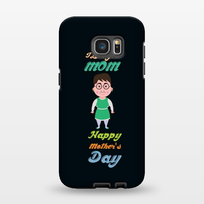 Galaxy S7 EDGE StrongFit cartoon mom by TMSarts