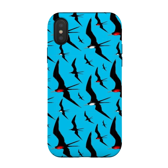 iPhone Xs / X StrongFit Frigate Birds Majestic Flight by BluedarkArt