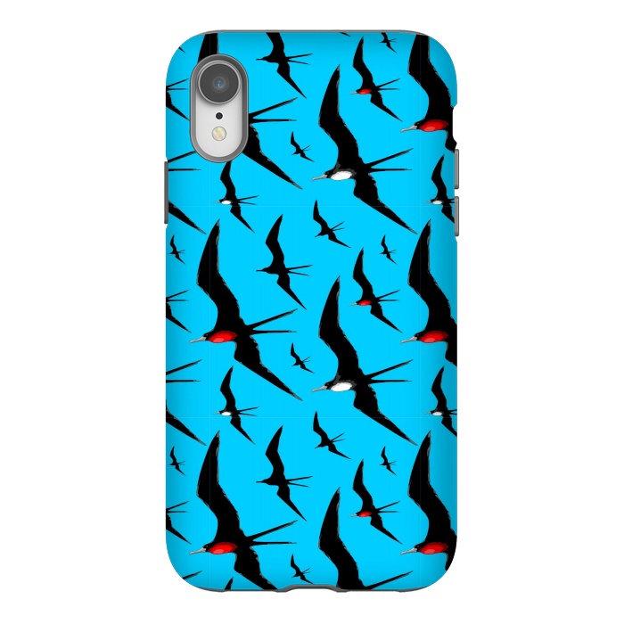 iPhone Xr StrongFit Frigate Birds Majestic Flight by BluedarkArt