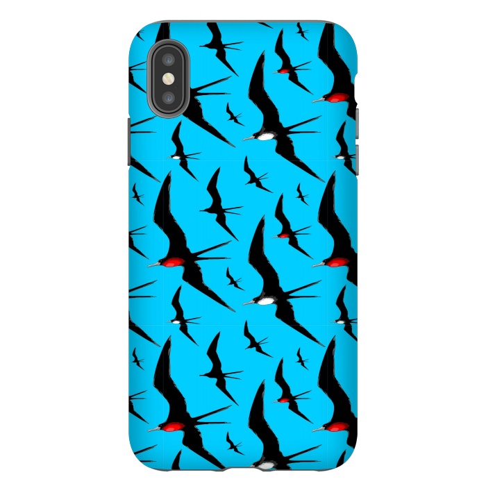 iPhone Xs Max StrongFit Frigate Birds Majestic Flight by BluedarkArt