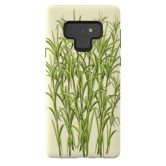 Galaxy Note 9 StrongFit Sugar Cane Exotic Plant by BluedarkArt