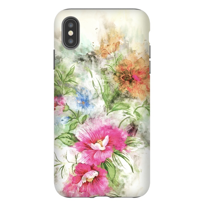iPhone Xs Max StrongFit Couple of Flowers by Creativeaxle