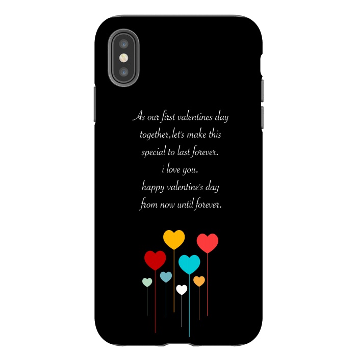 iPhone Xs Max StrongFit first valentines  by TMSarts