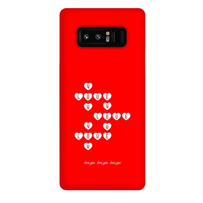 Galaxy Note 8 StrongFit love you love you by TMSarts