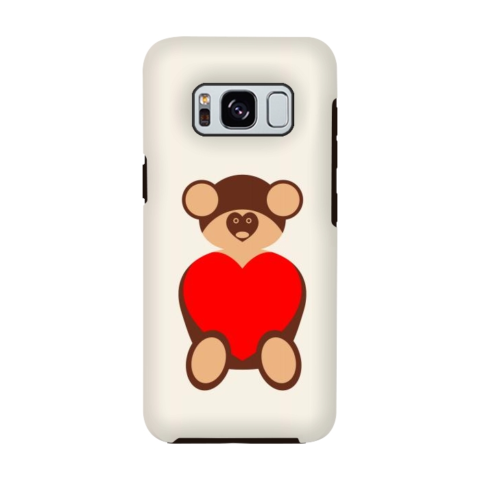Galaxy S8 StrongFit valentine daddy bear by TMSarts