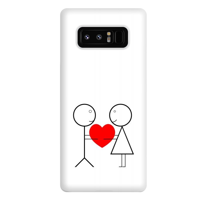 Galaxy Note 8 StrongFit stick figure love by TMSarts