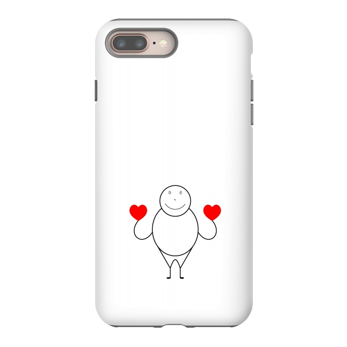 iPhone 7 plus StrongFit stick human love by TMSarts