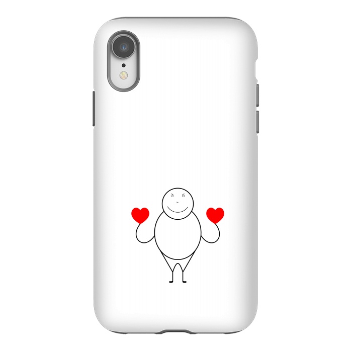 iPhone Xr StrongFit stick human love by TMSarts