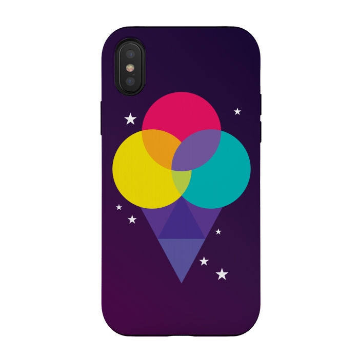iPhone Xs / X StrongFit Midnight Ice Cream by Dellán