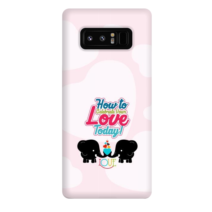 Galaxy Note 8 StrongFit couple elephants by TMSarts