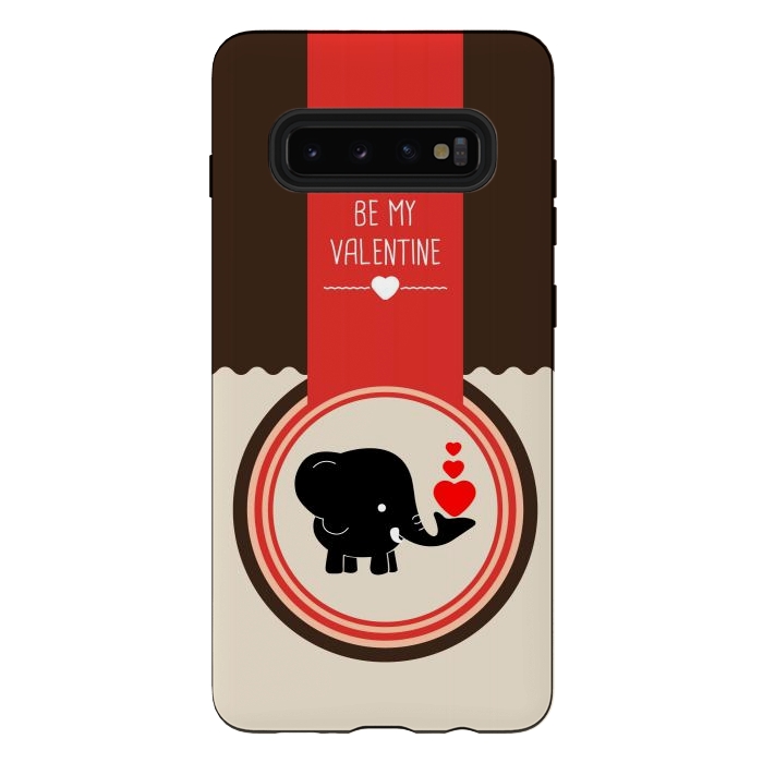 Galaxy S10 plus StrongFit be valentine elephant by TMSarts