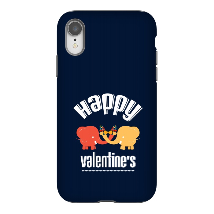 iPhone Xr StrongFit two elephants valentines by TMSarts