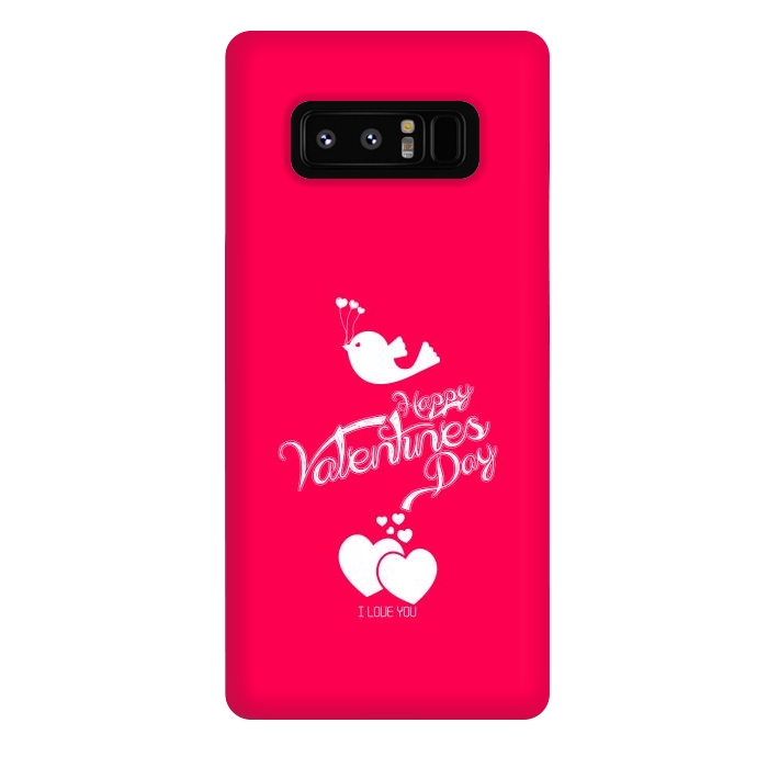 Galaxy Note 8 StrongFit bird valentine by TMSarts