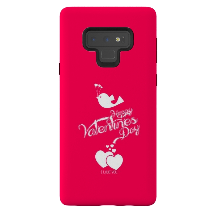 Galaxy Note 9 StrongFit bird valentine by TMSarts