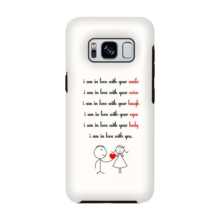Galaxy S8 StrongFit love with you by TMSarts