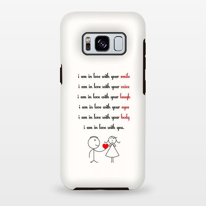 Galaxy S8 plus StrongFit love with you by TMSarts