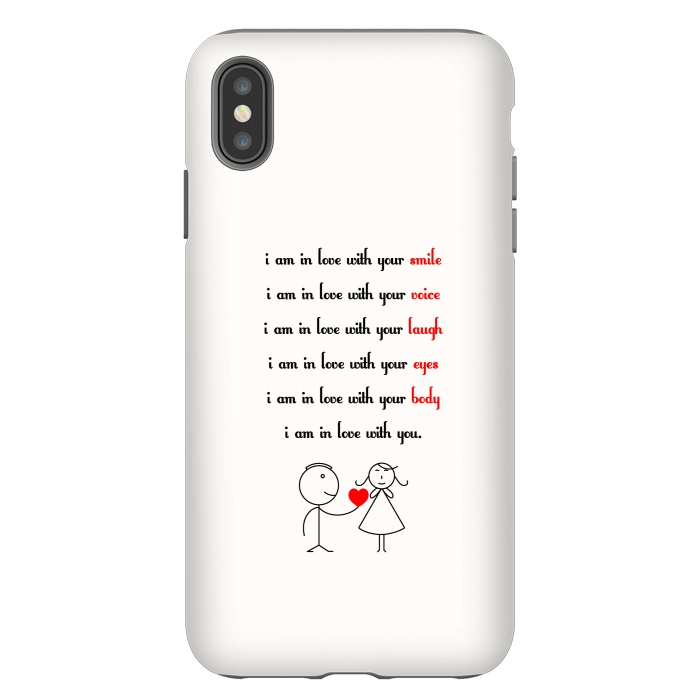 iPhone Xs Max StrongFit love with you by TMSarts