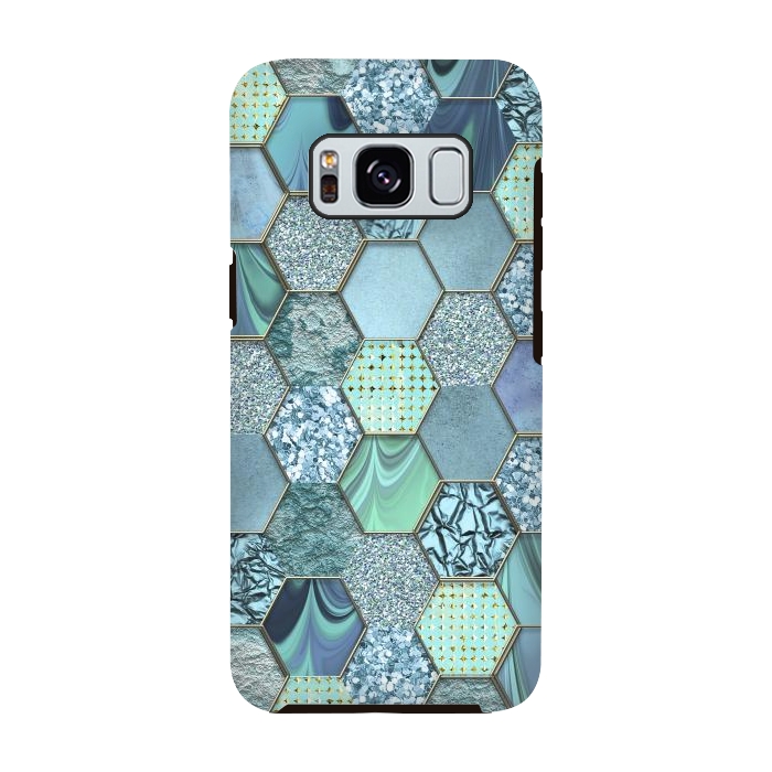 Galaxy S8 StrongFit Glamorous Hexagon  by Andrea Haase