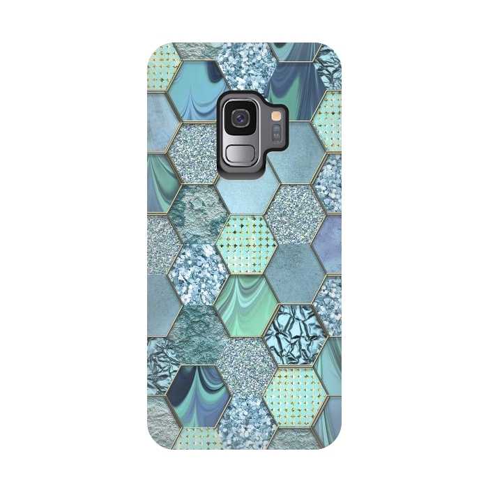 Galaxy S9 StrongFit Glamorous Hexagon  by Andrea Haase