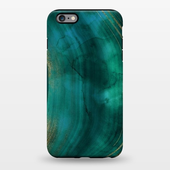 iPhone 6/6s plus StrongFit Green Malachite Marble Texture by  Utart