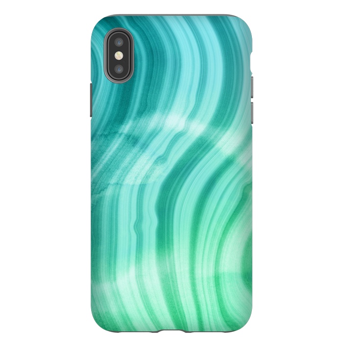 iPhone Xs Max StrongFit Mermaid Ocean Marble Waves  by  Utart