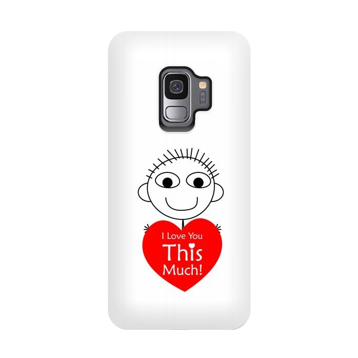 Galaxy S9 StrongFit i love you this much by TMSarts