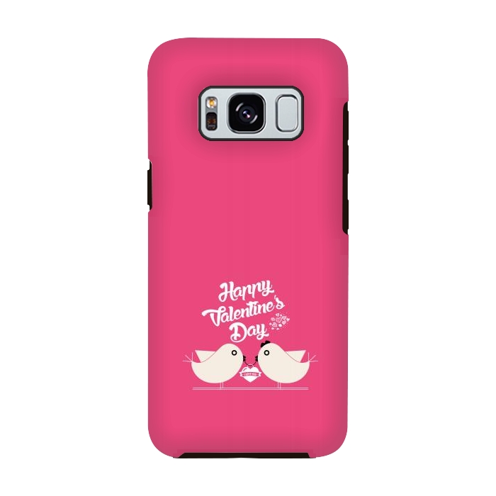 Galaxy S8 StrongFit love birds couple by TMSarts