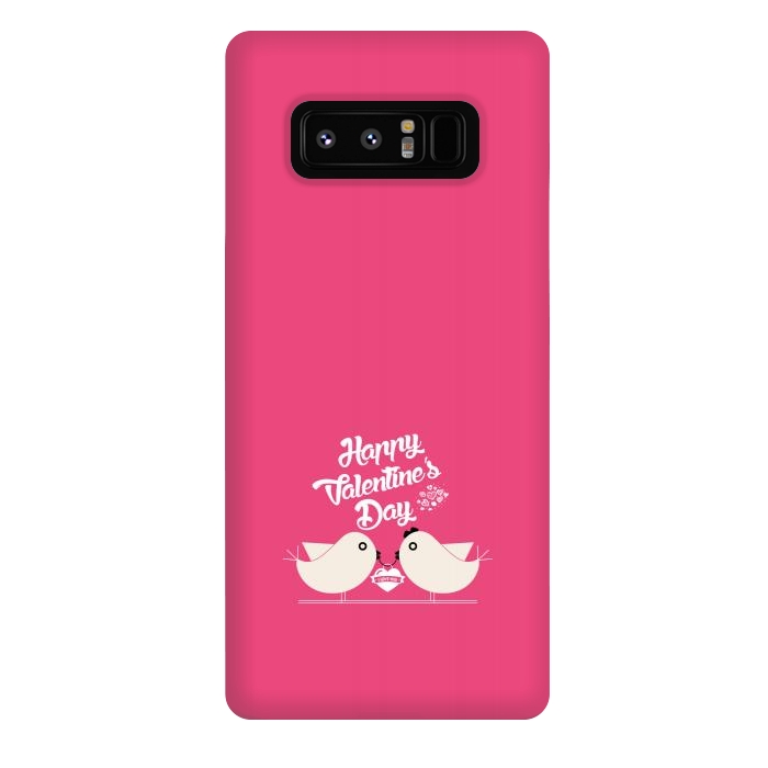 Galaxy Note 8 StrongFit love birds couple by TMSarts