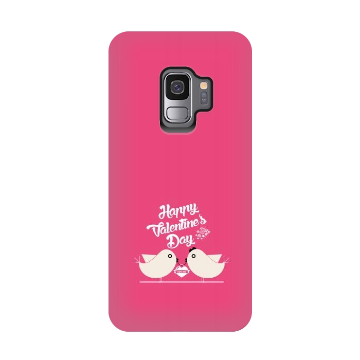 Galaxy S9 StrongFit love birds couple by TMSarts