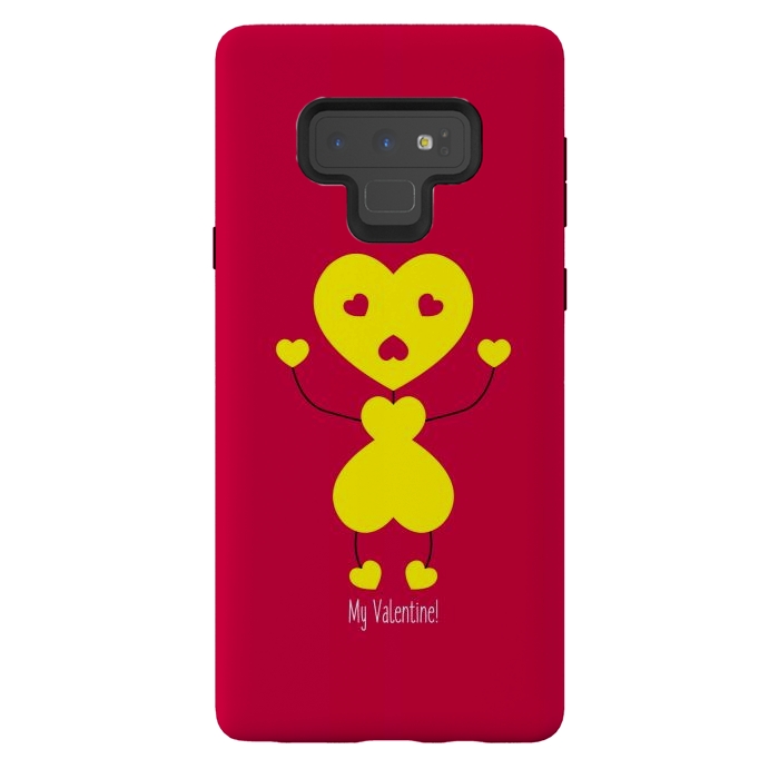 Galaxy Note 9 StrongFit bee my valentine by TMSarts
