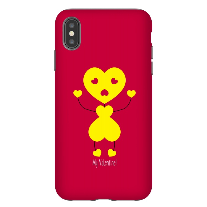 iPhone Xs Max StrongFit bee my valentine by TMSarts