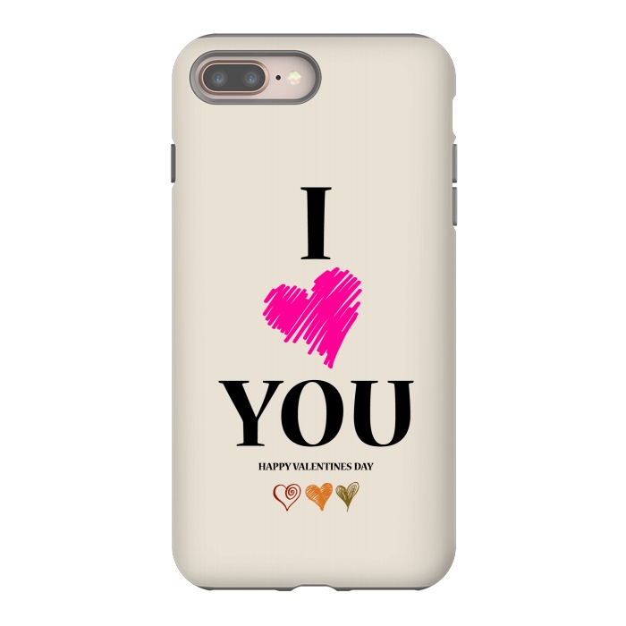 iPhone 7 plus StrongFit i love you heart by TMSarts