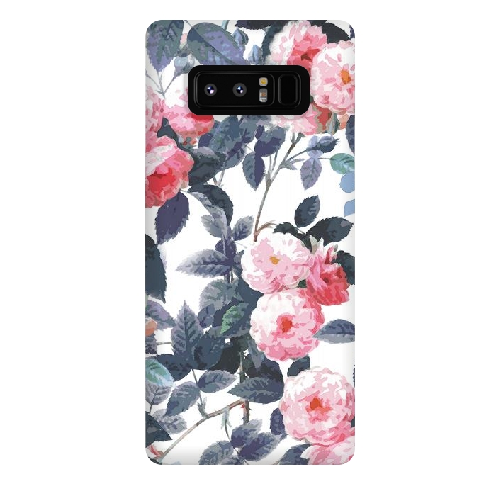 Galaxy Note 8 StrongFit Vintage romantic roses by Oana 