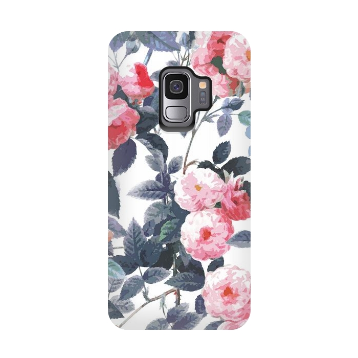Galaxy S9 StrongFit Vintage romantic roses by Oana 
