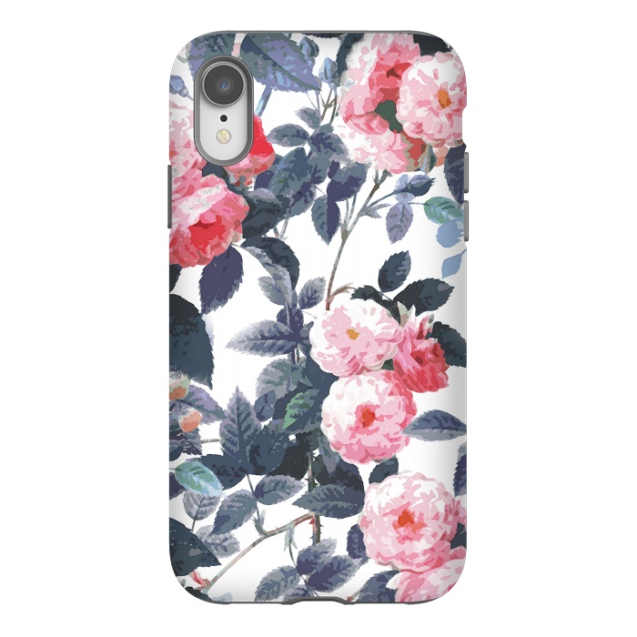 iPhone Xr StrongFit Vintage romantic roses by Oana 