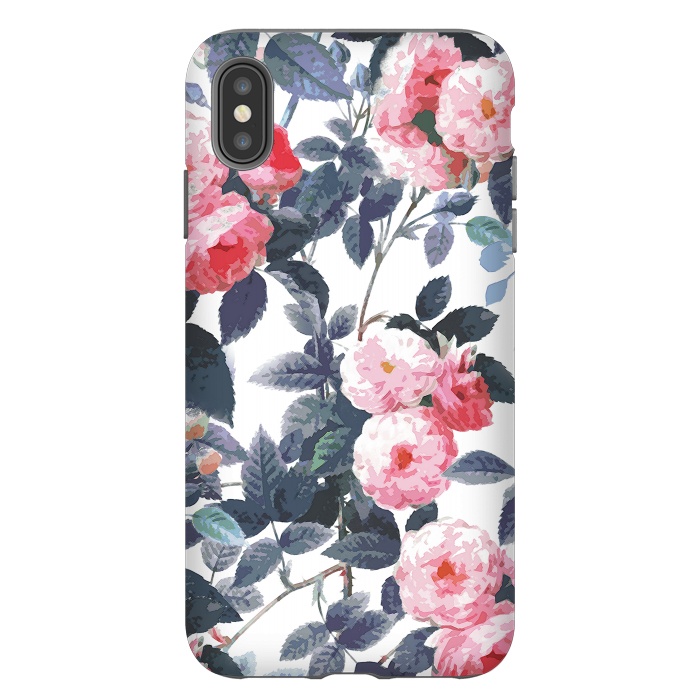 iPhone Xs Max StrongFit Vintage romantic roses by Oana 