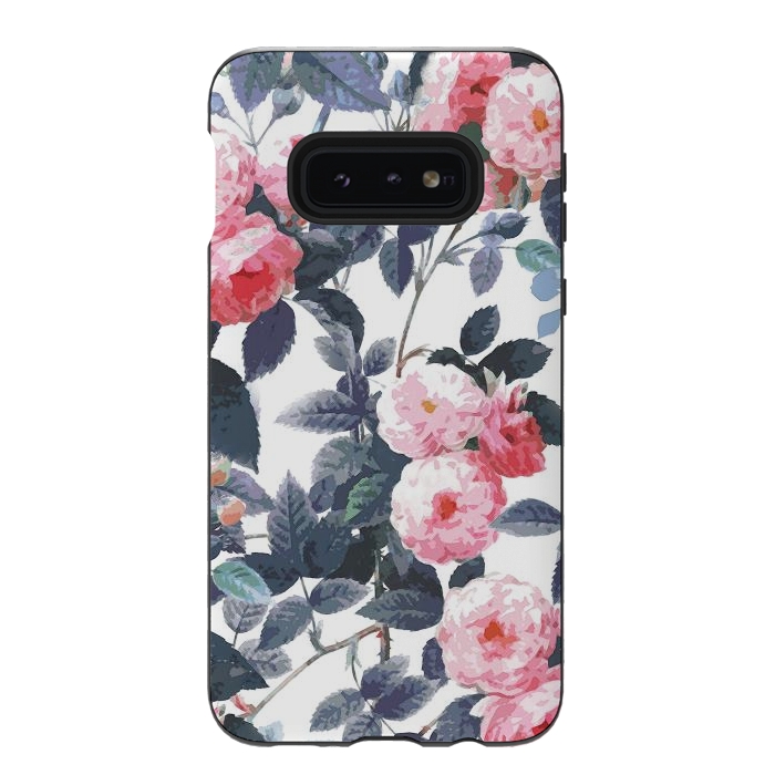Galaxy S10e StrongFit Vintage romantic roses by Oana 